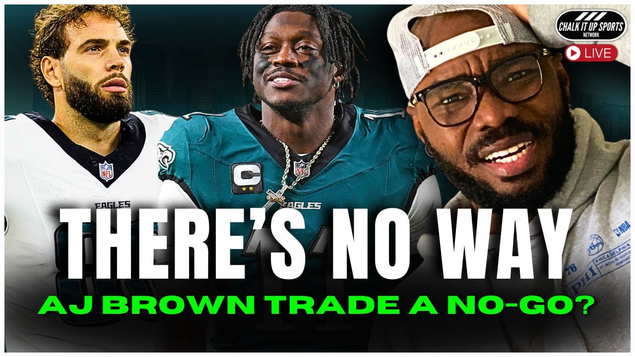 AJ Brown Trade On Hold? | Dallas Goedert Update | Chalk It Up Sports