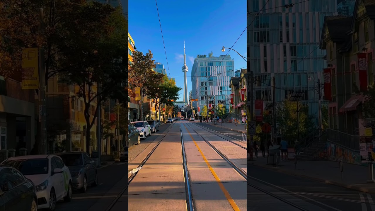 The CN TOWER at McCaul street, Toronto Canada