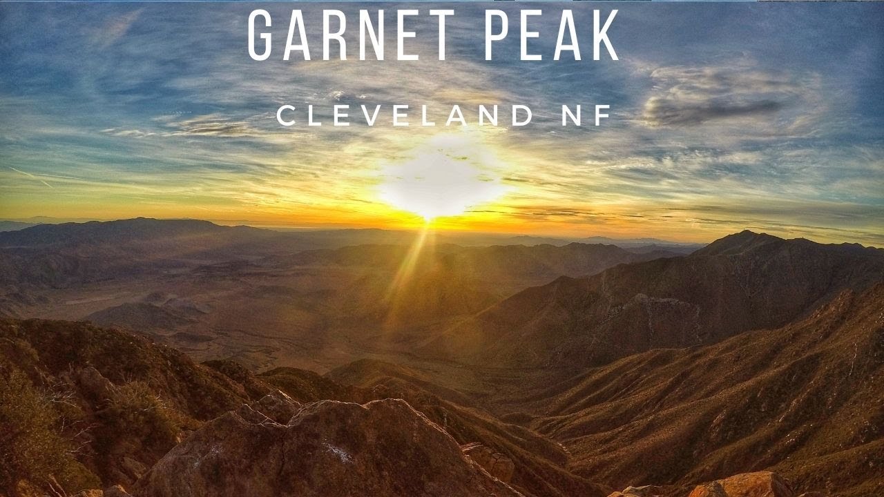 Garnet Peak - some of the best views in San Diego county!