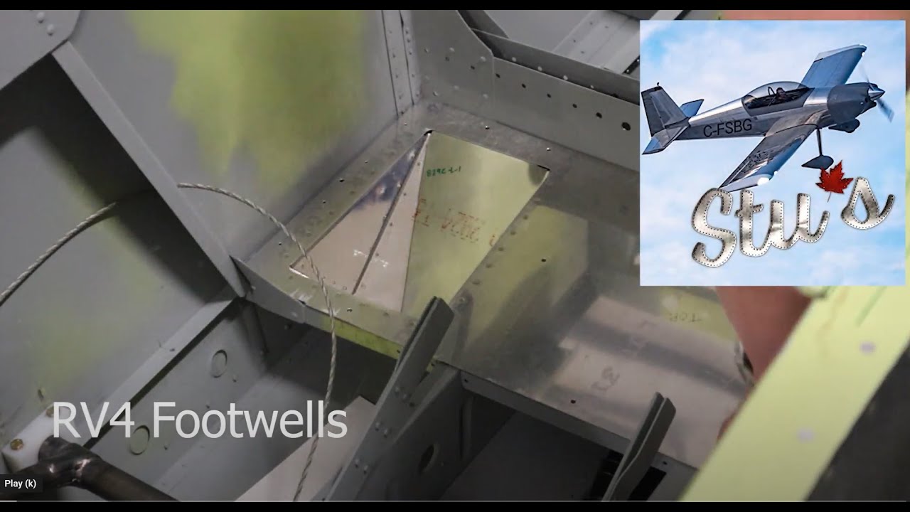 Basic Metal Working - RV4 Footwell Installation