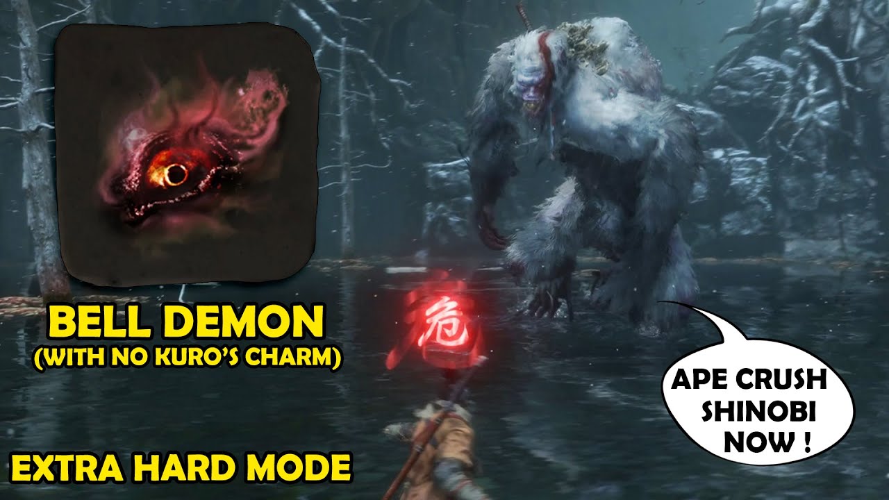 Playing Sekiro in HARD MODE (Guardian Ape)