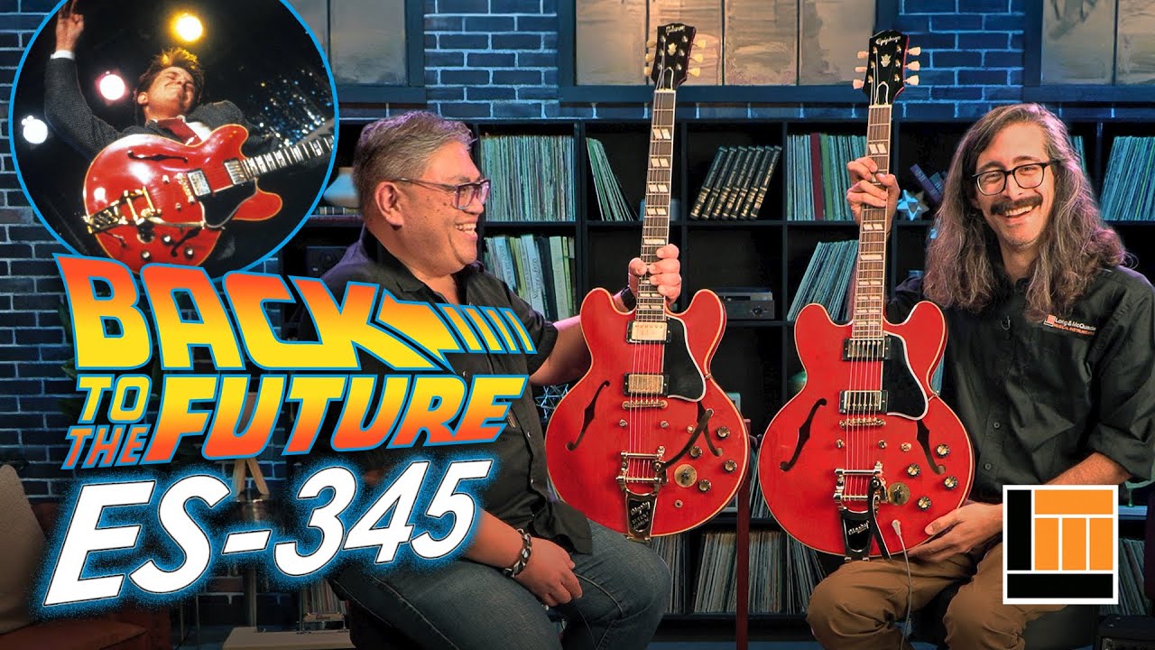 GREAT SCOTT! 🤯 Epiphone Back to the Future ES-345 ⚡️🚗💨🔥