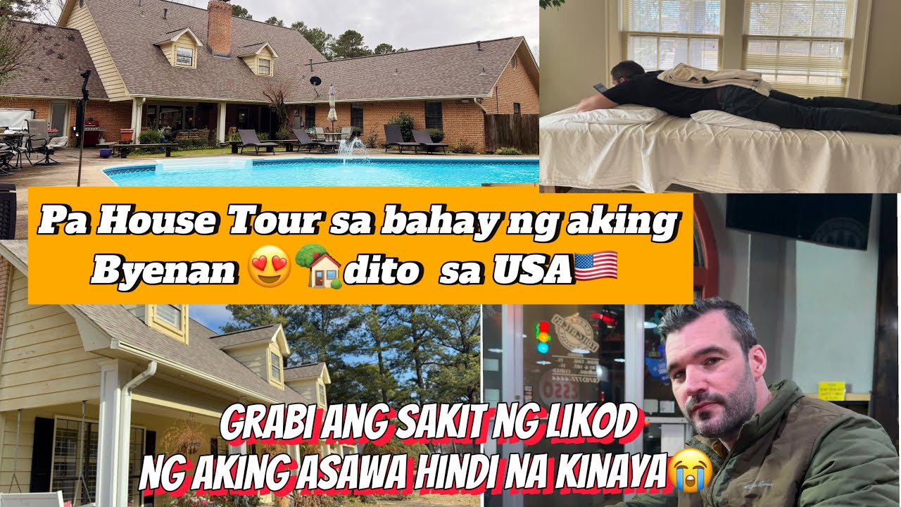 GRABI ANG SAKIT NG LIKOD NG AKING ASAWA😭/Fil-Am Couple Darrell & Rose