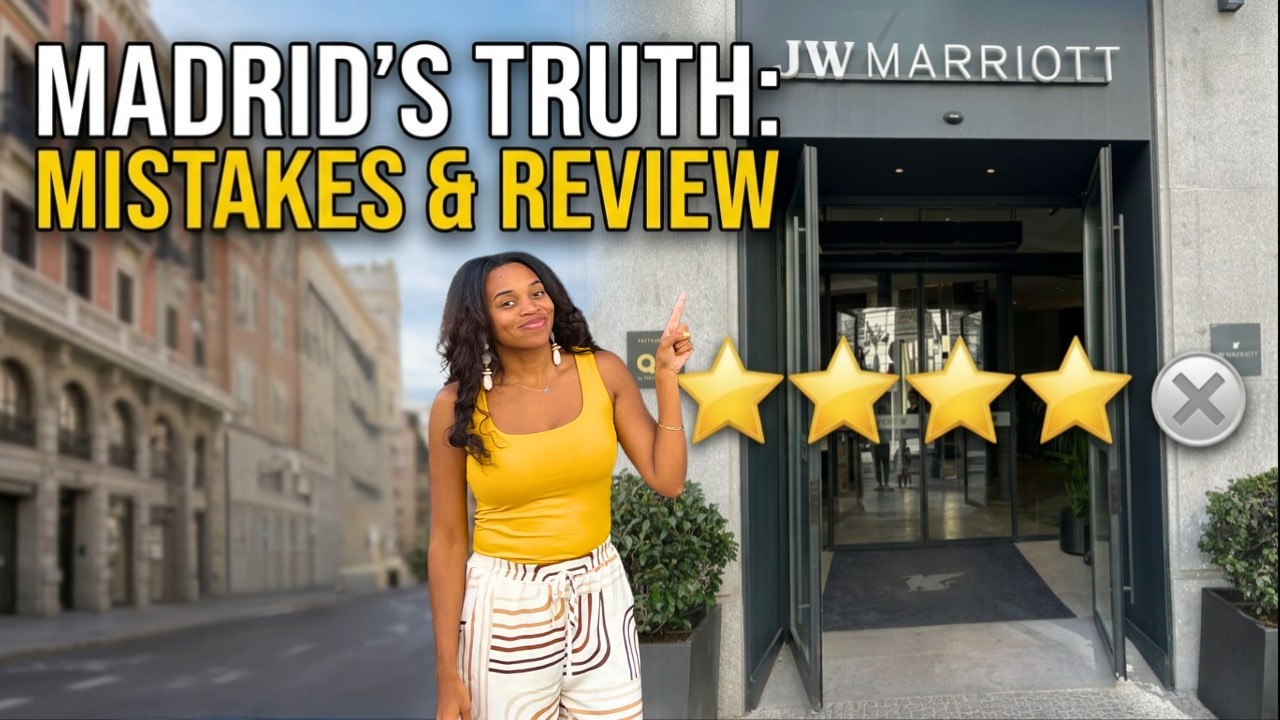 Exploring Madrid's Must-see Spots And Shopping, JW Marriott!