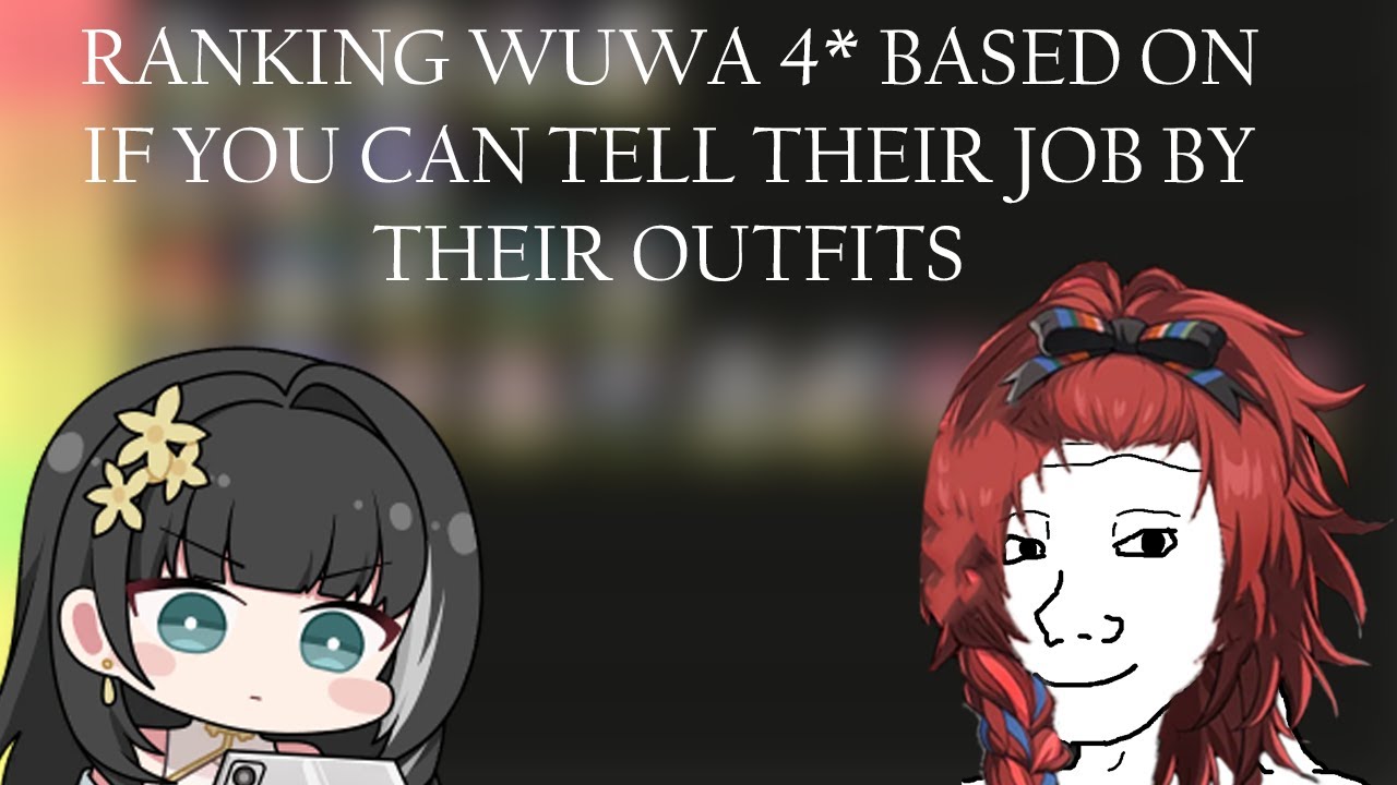 RANKING WUWA 4 STARS BASED IF YOU CAN TELL THEIR J*BS BY THEIR OUTFITS