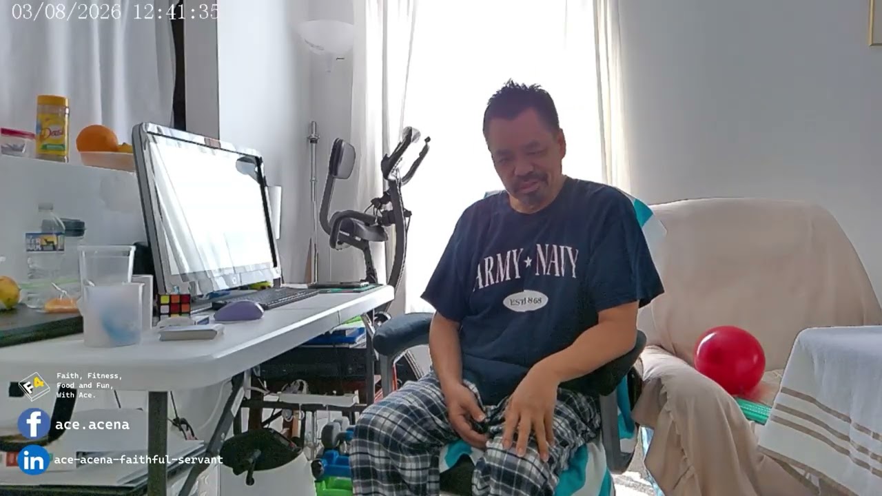 Ace stroke recovery journey: HAND AND ARM EXERCISE 2