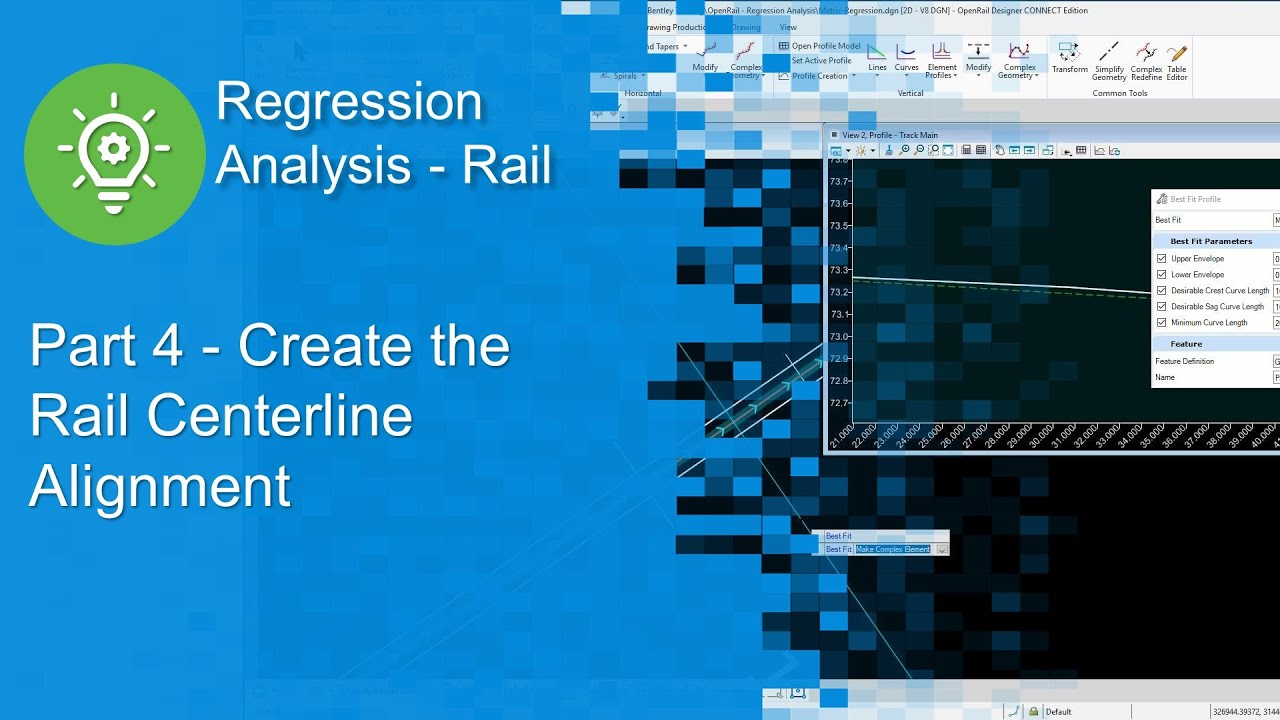 Part 4 - Create the Rail Centerline Alignment