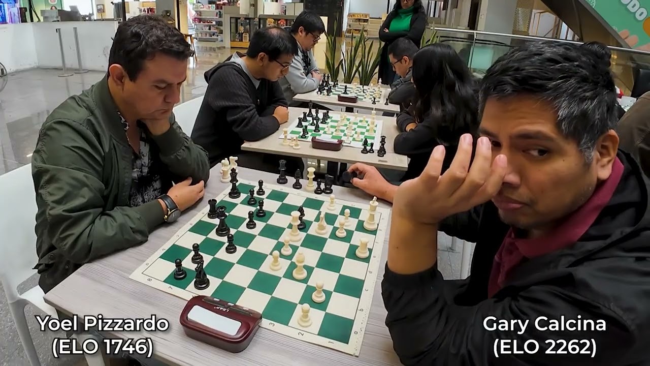 Ronda 3 - Yoel Pizzardo (ELO 1746) vs Gary Calcina (ELO 2262). Rápidas