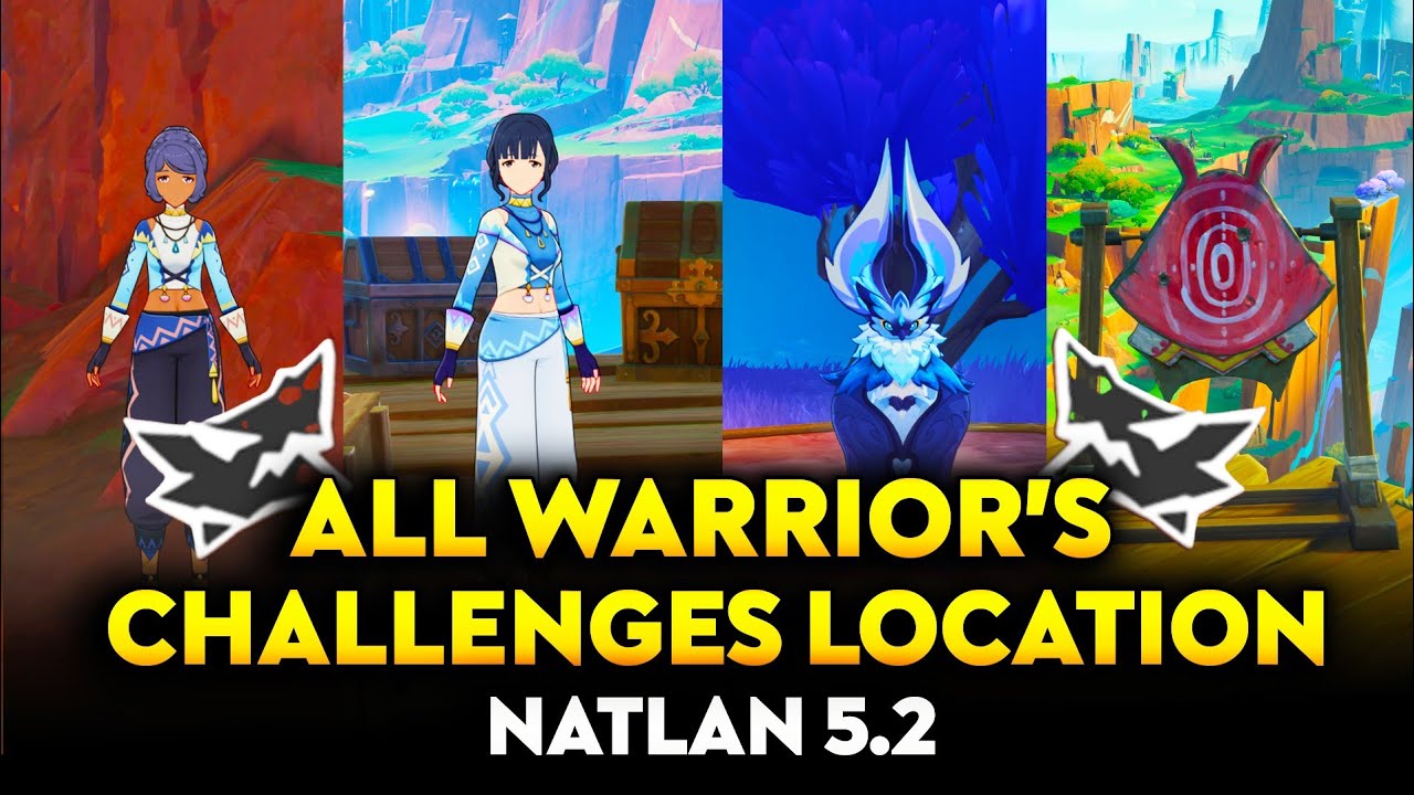 All Warrior's Challenges Location in Natlan 5.2 | Genshin Impact 5.2