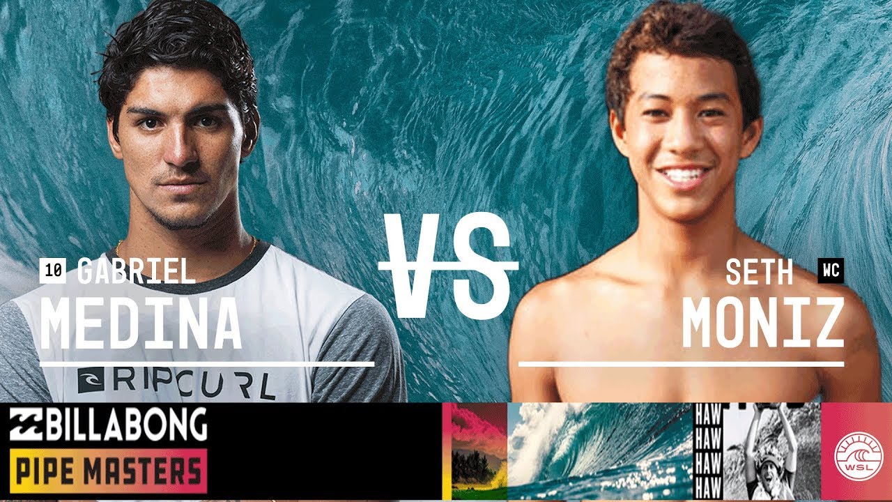 Gabriel Medina vs. Seth Moniz - Round Three, Heat 6 - Billabong Pipe Masters 2018