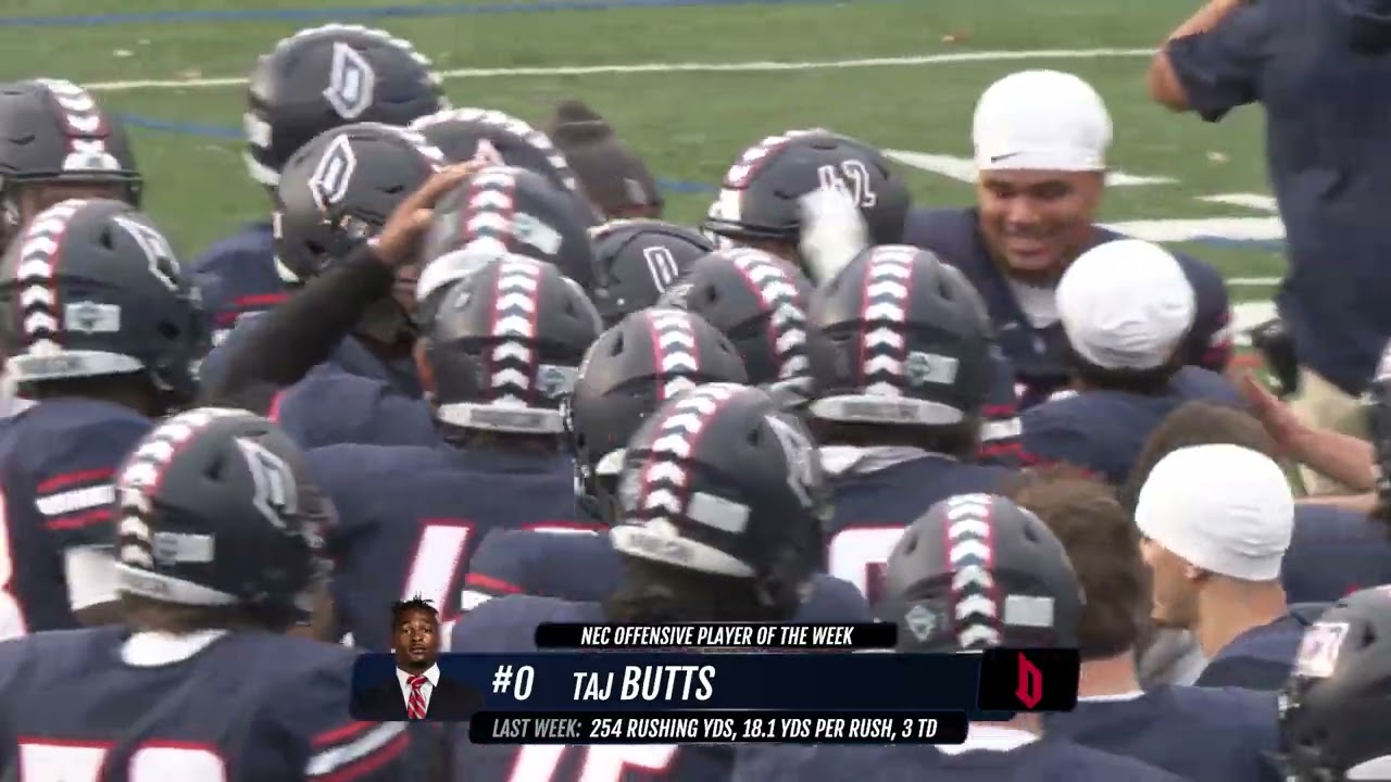 #NECFB On The Run - Duquesne's Taj Butts