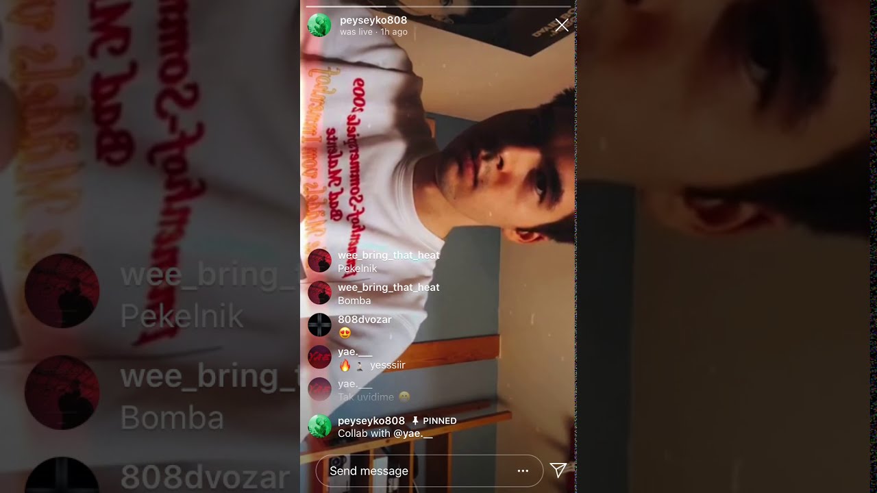 peyseyko808 cooks up a fire beat /w @yae.___ loop (live)