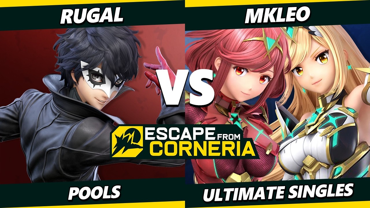 Побег из Корнерии - MkLeo (Пира Митра) против ΩRugal (Джокер) Smash Ultimate - SSBU