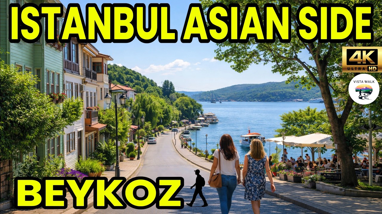 BEYKOZ ISTANBUL SUNNY DAY WALK 🇹🇷 | Peaceful Streets & Bosphorus Vibes 4K