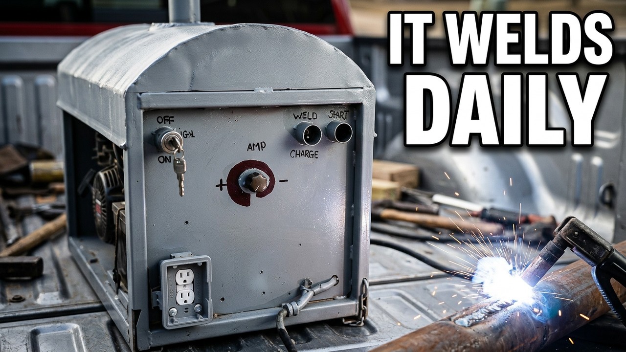 I make my living welding with this $100 alternator welder