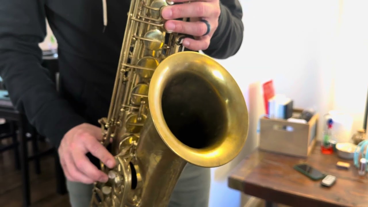 1959 Buffet Crampon Super Dynaction Tenor Saxophone Demo, www.dcsax.com