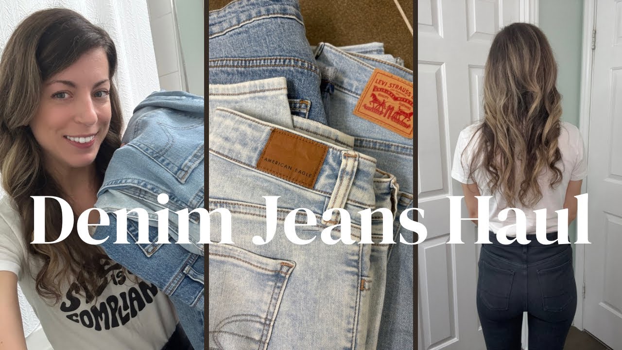 Jeans try-on haul for women