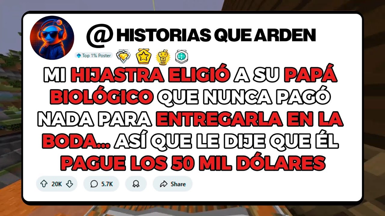Mi HIJASTRA eligi&oacute; a su PAP&Aacute; BIOL&Oacute;GICO que NUNCA PAG&Oacute; nada para la entregarla en la BODA