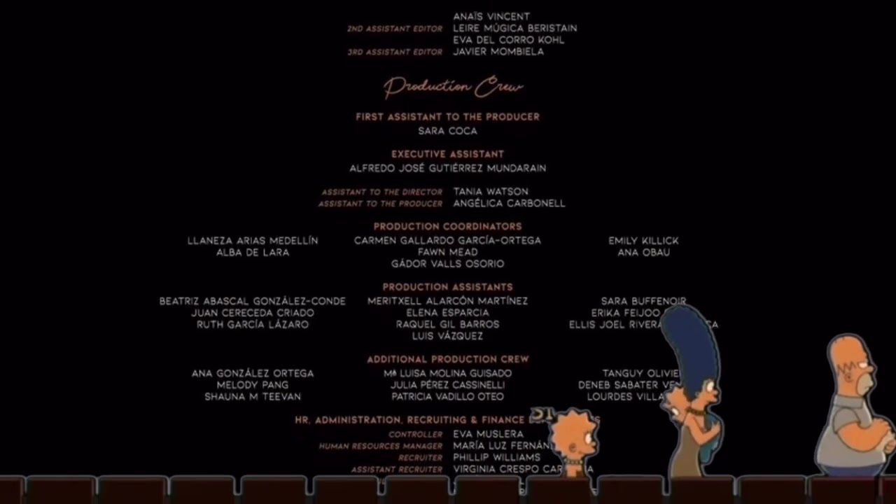 The Simpsons Theater End Credits (Klaus)