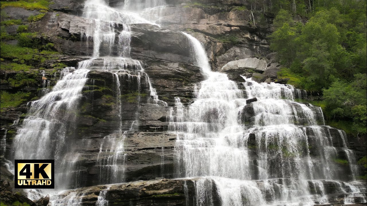 Waterfalls [4K], Norway 🇳🇴  PART 1