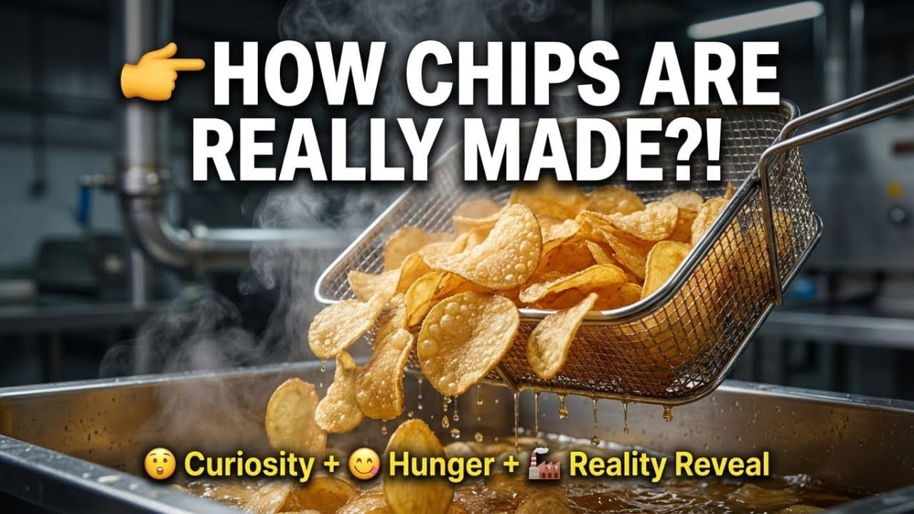 Inside the Giant Potato Chips Factory 🥔 | Real Crispy Chips Making Process | Modern Food Production