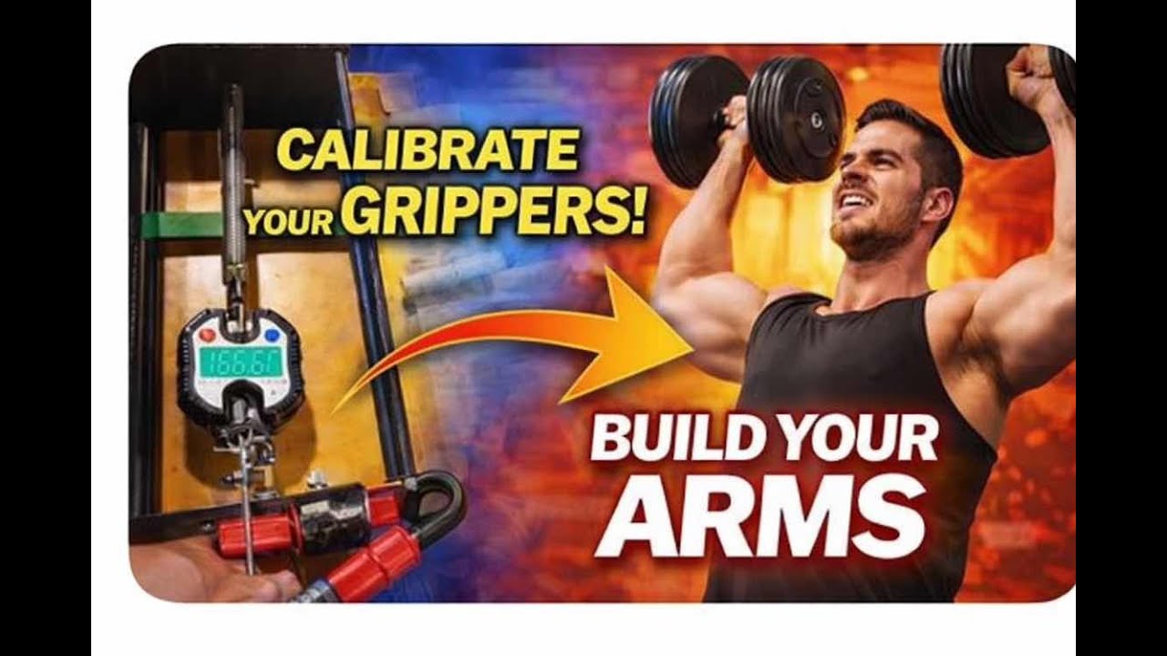 Calibrating our hand grippers and hitting some arms