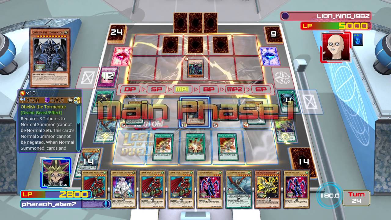 Summoning all 3 Egyptian Gods - Yu Gi Oh! Legacy of the Duelist