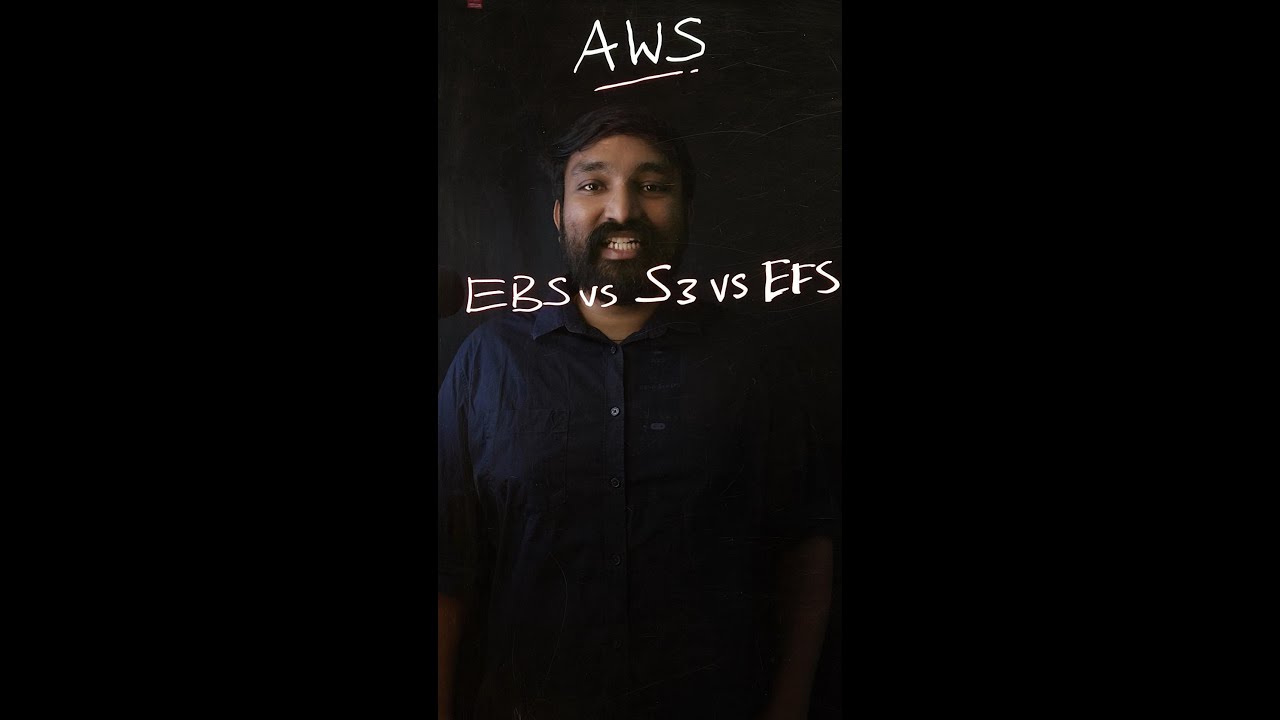 (Tamil) EBS vs S3 vs EFS - AWS Storage Explained