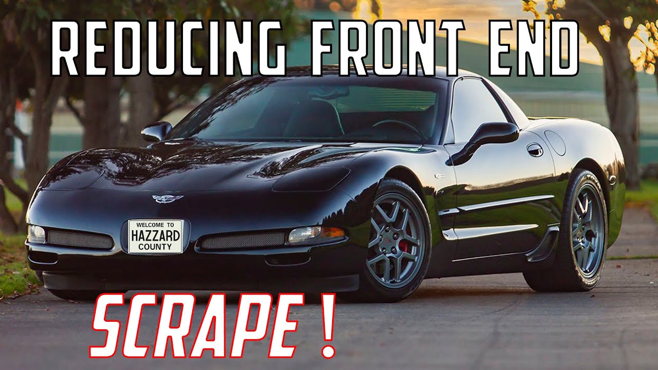 C5 Corvette Front Air Dam Scraping (& 3 ways to REDUCE IT!)