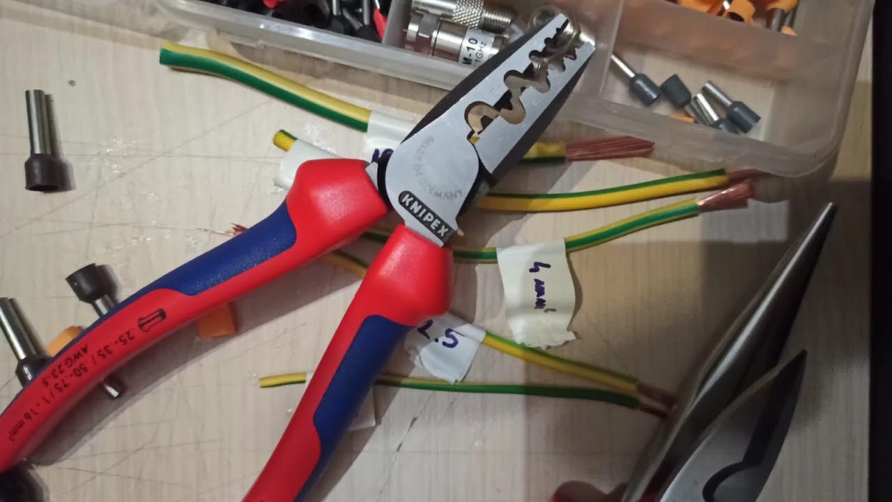 Knipex Crimping Pliers for wire end ferrules 97 72 180