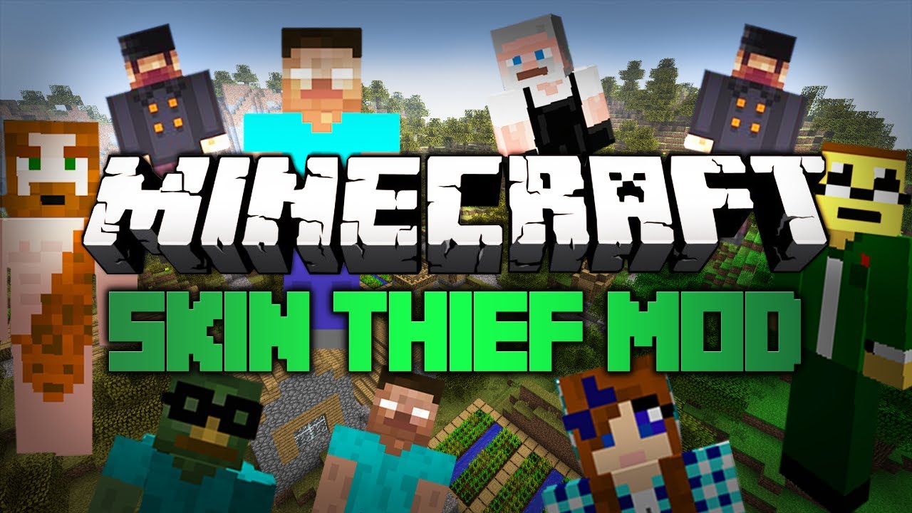Minecraft: Mody 1.2.5 - Skin Thief
