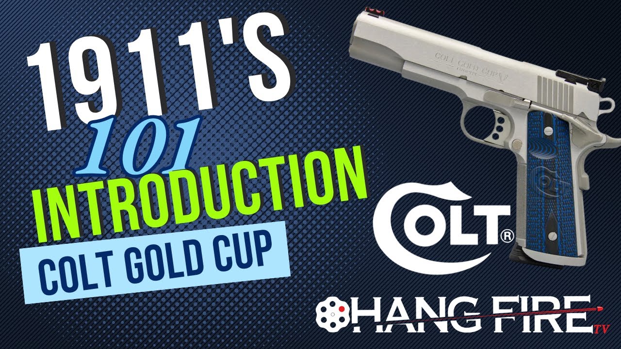 1911 101: Руководство для начинающих по этому легендарному пистолету // Colt Gold Cup Trophy .45acp