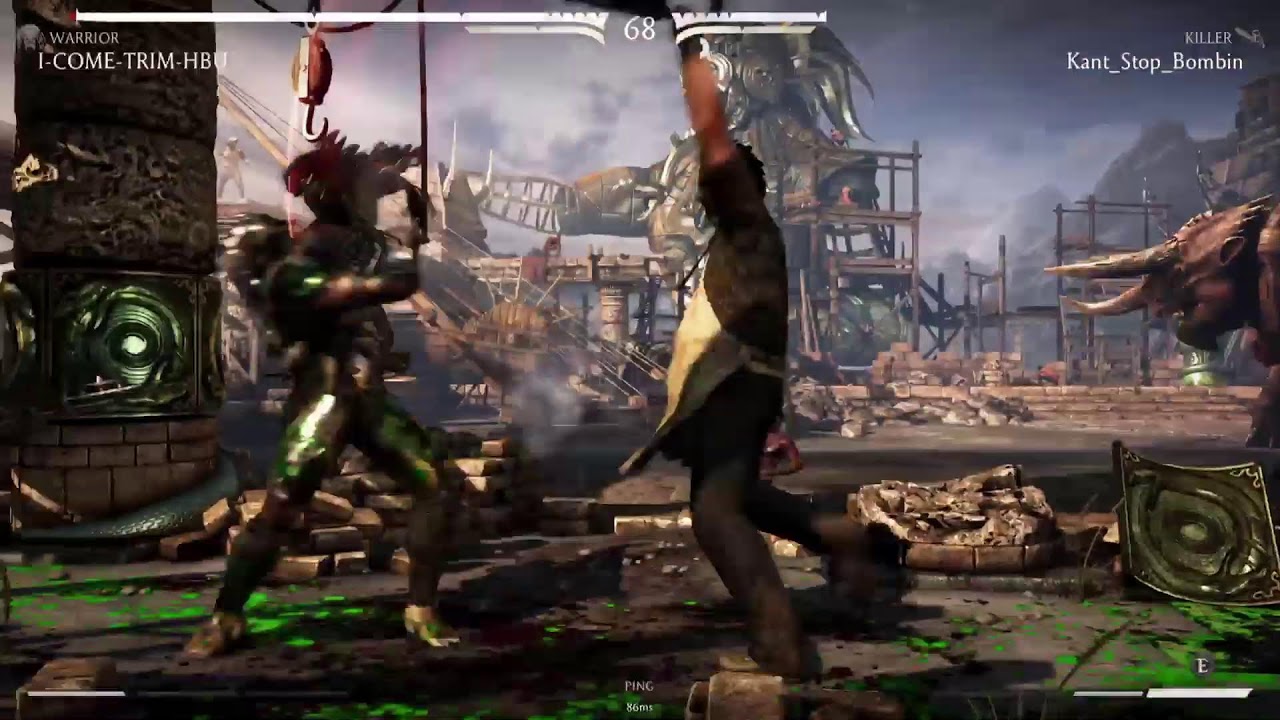 Play Some MK wit Me😁💯👍🔥👌CYRAX +The Best Fights 🥳 and Gears of War