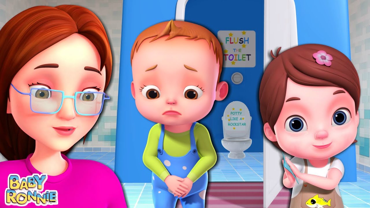 Poo Poo Song | Wash Your Hands | Nursery Rhymes & Kids Songs | Baby Ronnie  | Healthy Habit Songs