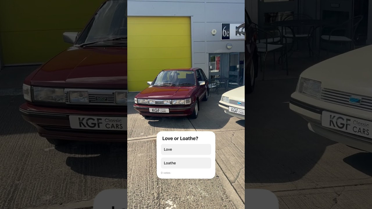 1984 Clove Brown Austin Maestro 1.3L and a 1984 Arum White Austin Montego 1.6L at KGF Classic Cars