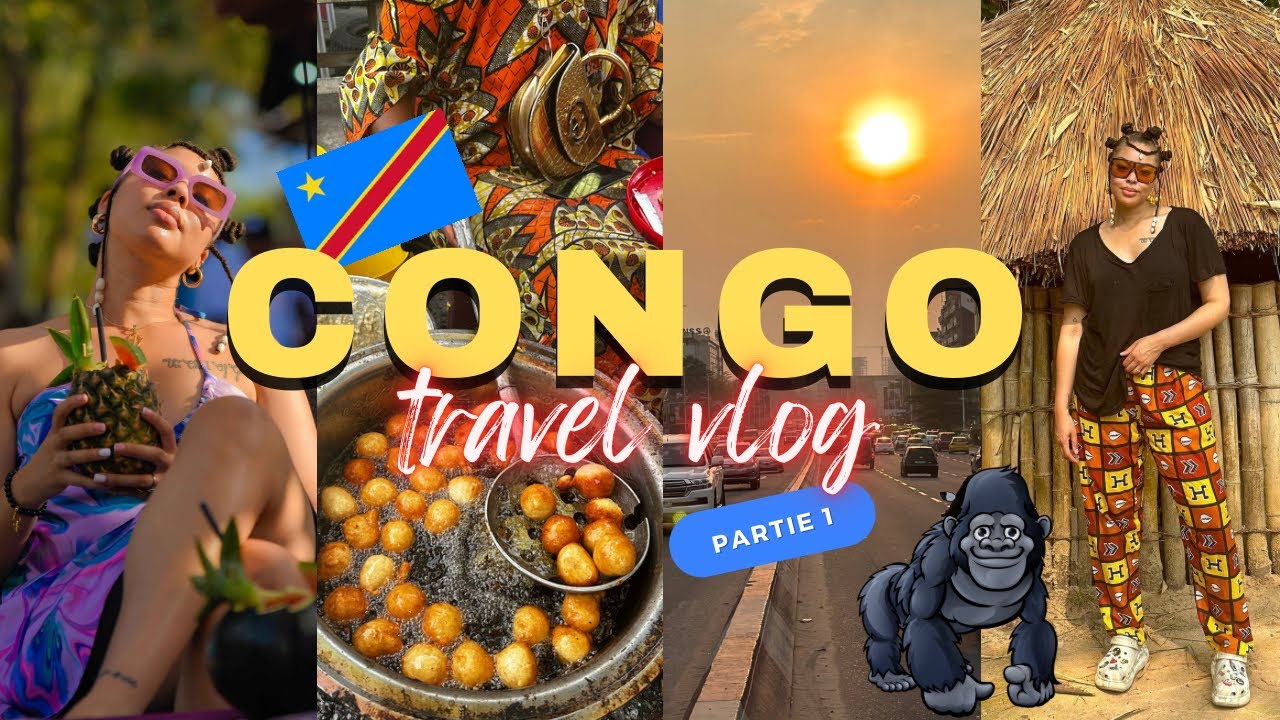 #VLOG KINSHASA #partie1 : JE MANGE DES CRIQUETS?!! 😳LOLA YA BONOBO, FOOD AND CO 😋😍🥳🌍