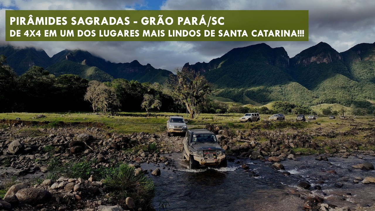 PIR&Acirc;MIDES SAGRADAS E SERRA DO CORVO BRANCO | Voltamos para novas trilhas 4x4 em Gr&atilde;o Par&aacute;/SC