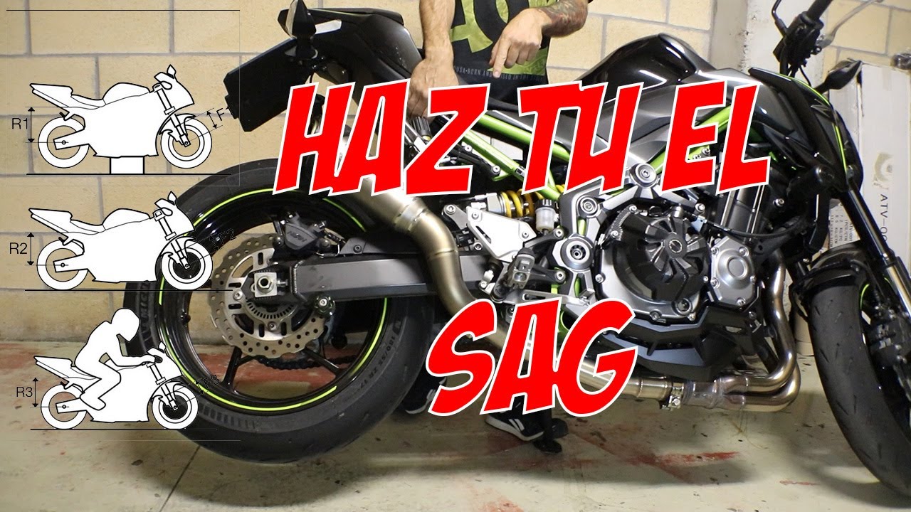 COMO HACER EL SAG A TU MOTO | Reglaje de suspensiones 🏍🏍🏍🏍