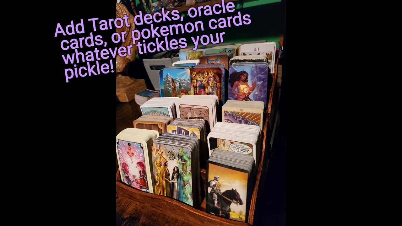 Need something to organize your tarot cards for easy access for readings? Look at this!