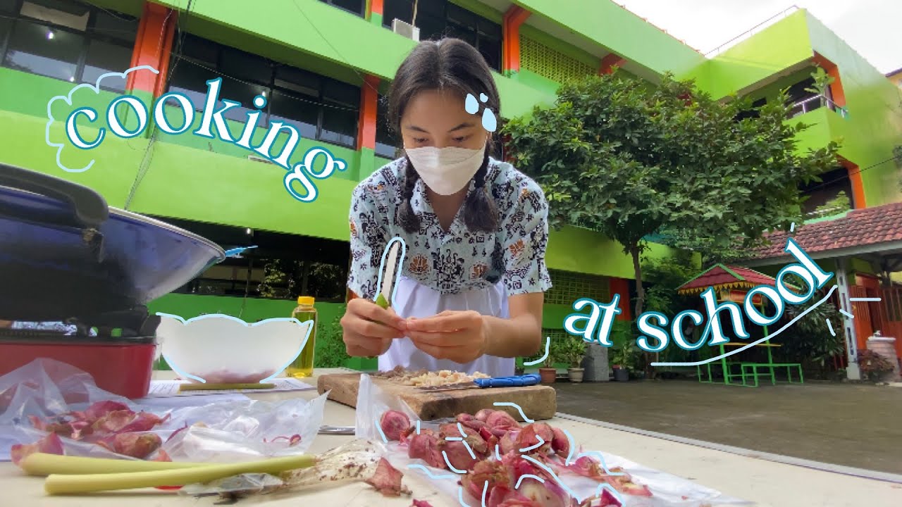 Cooking at school ૮₍ ˃ ⤙ ˂ ₎ა || grandtastic