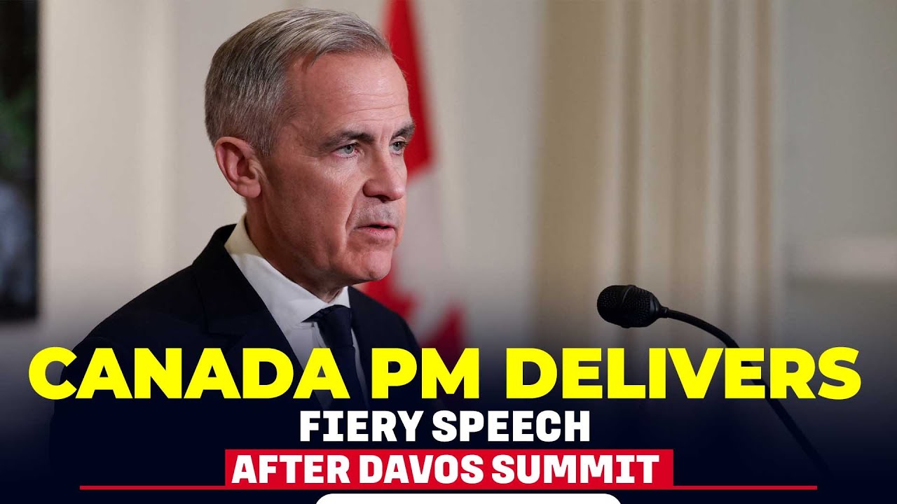 LIVE: Canada PM Mark Carney delivers remarks on Canada's 'choices' and 'values' after Davos' WEF