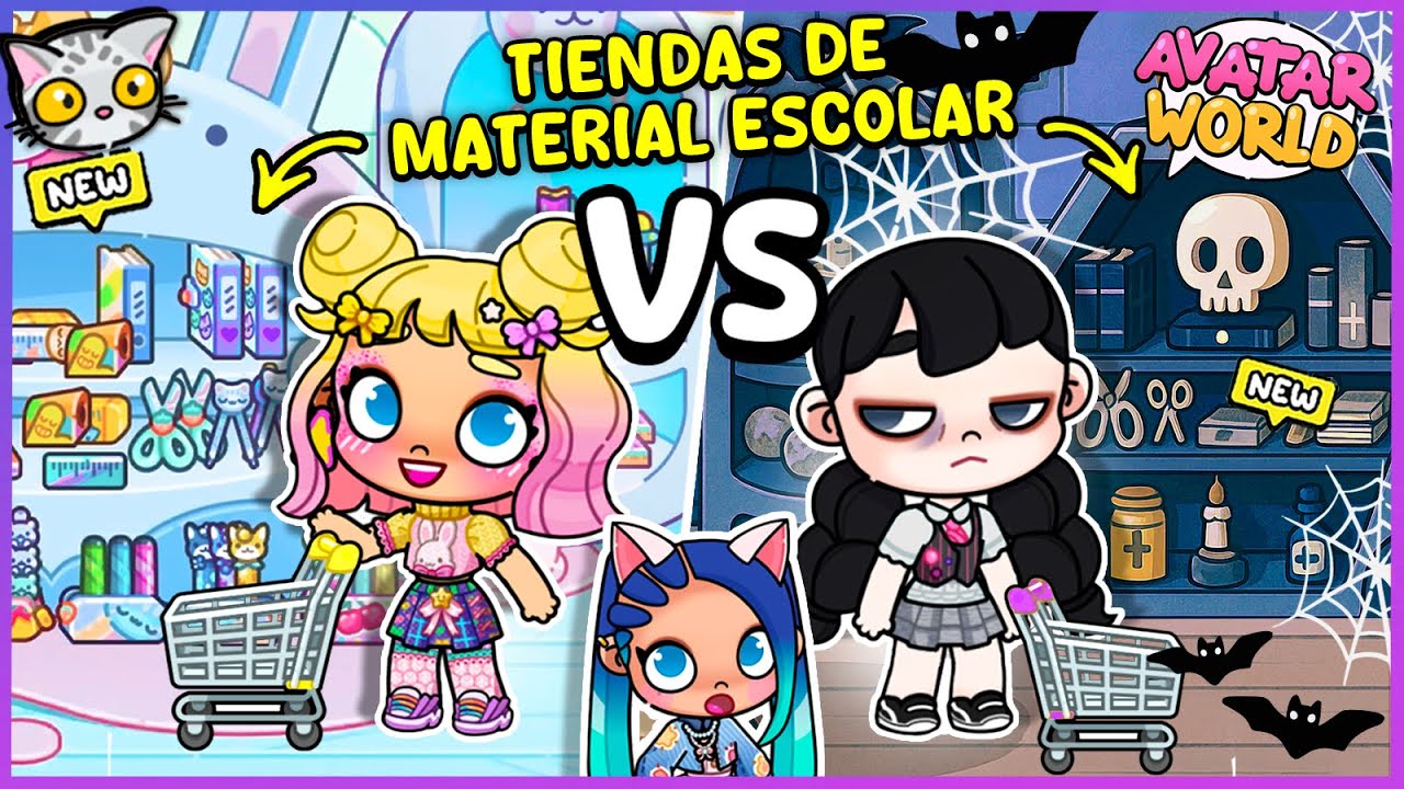 📚✨ La VUELTA A CLASES de Wednesday VS. Enid en Avatar World