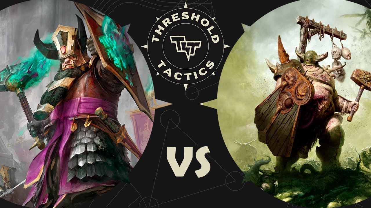 Threshold Invitational X - Round 1: Maggotkin of Nurgle vs Helsmiths of Hashut