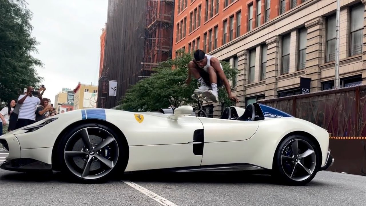 Tyshawn Jones Ollie over $5million Ferrari