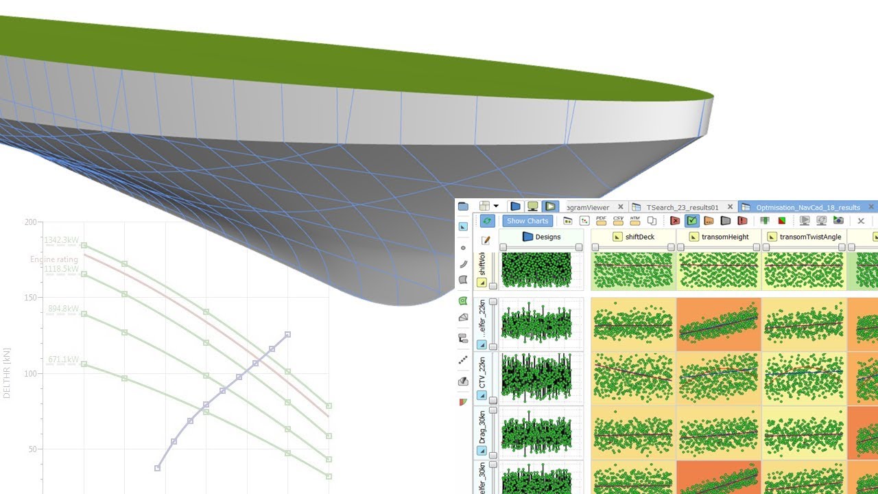 Optimization of Ship Hulls with CAESES and NavCad