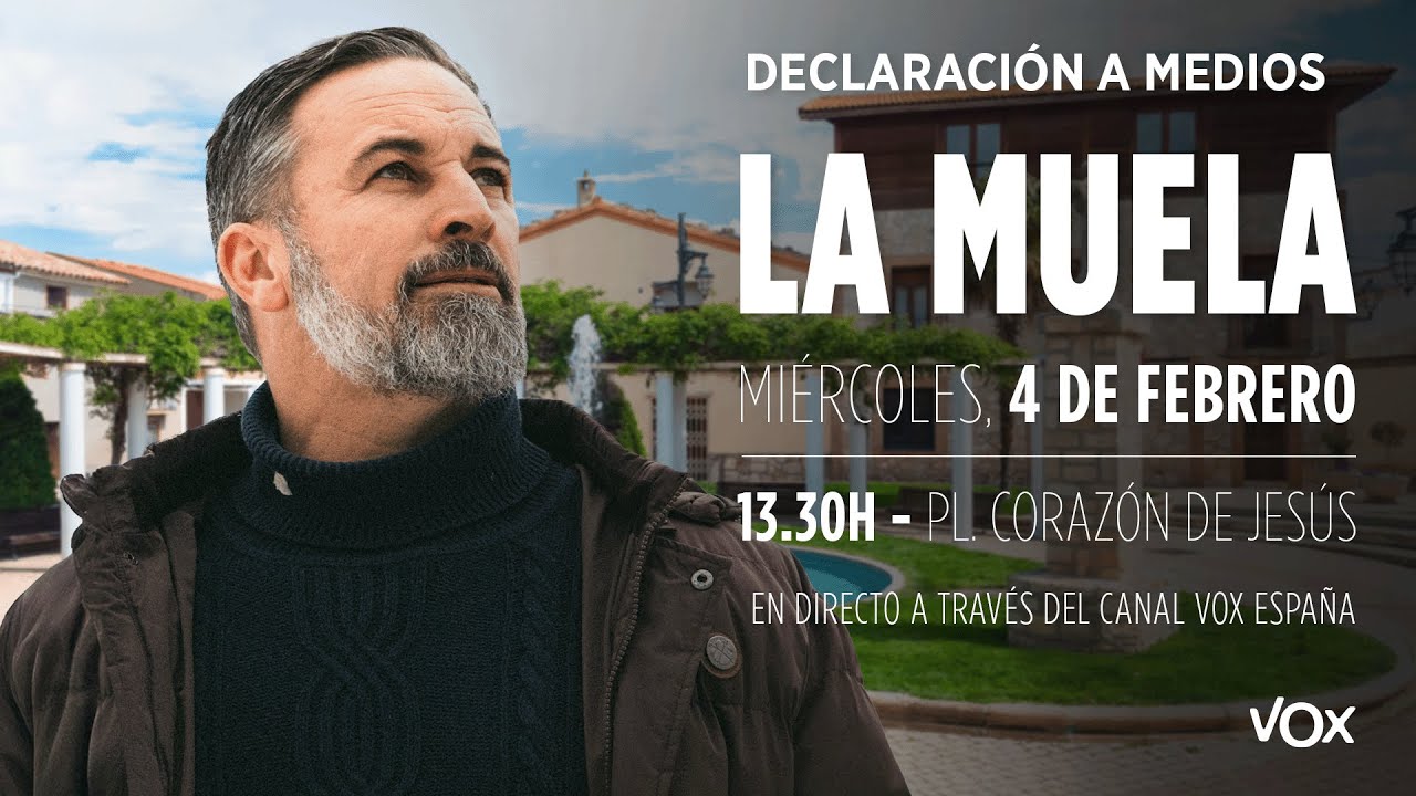 🔴 ABASCAL EN ARAGÓN: declaración a medios desde La Muela
