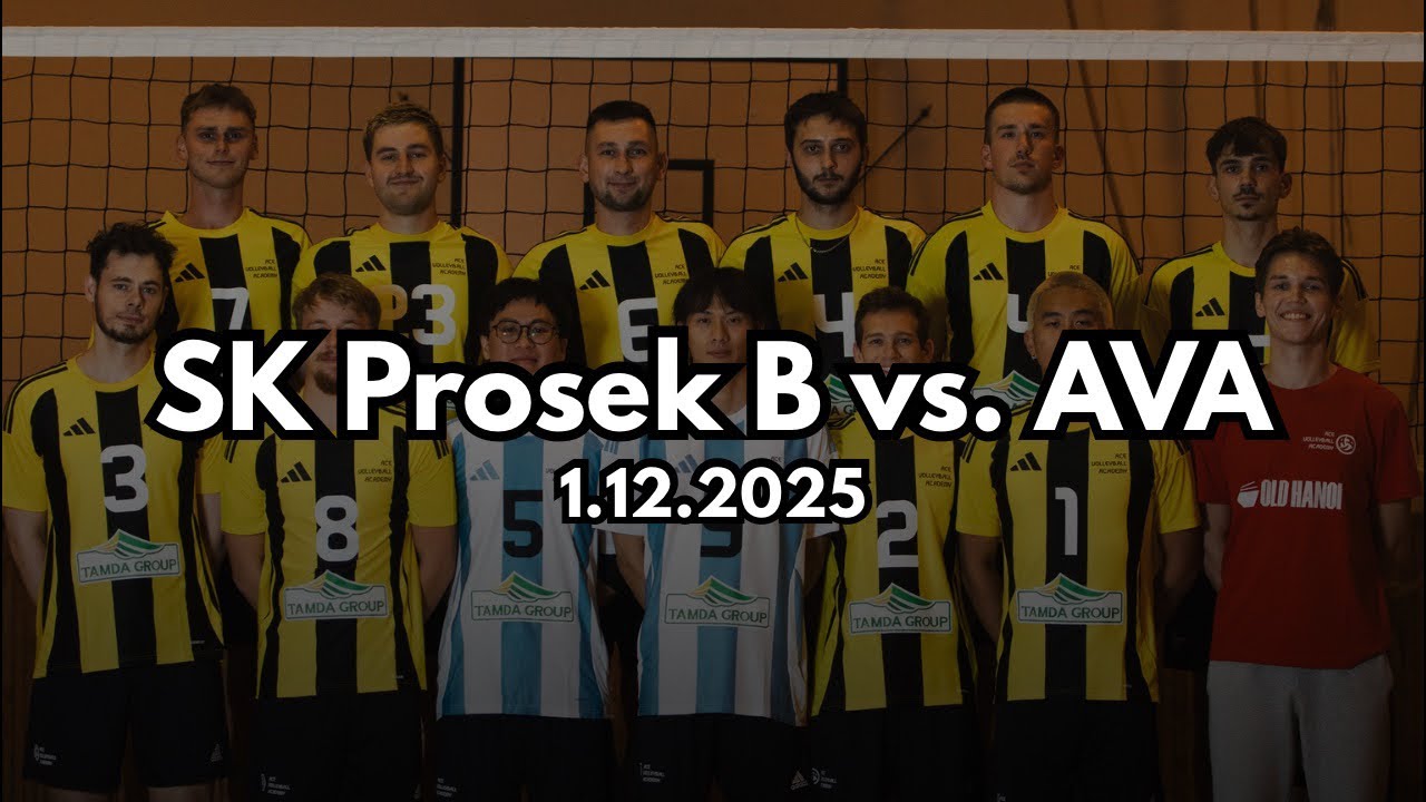 SK Prosek B vs. AVA – 1.12.2025