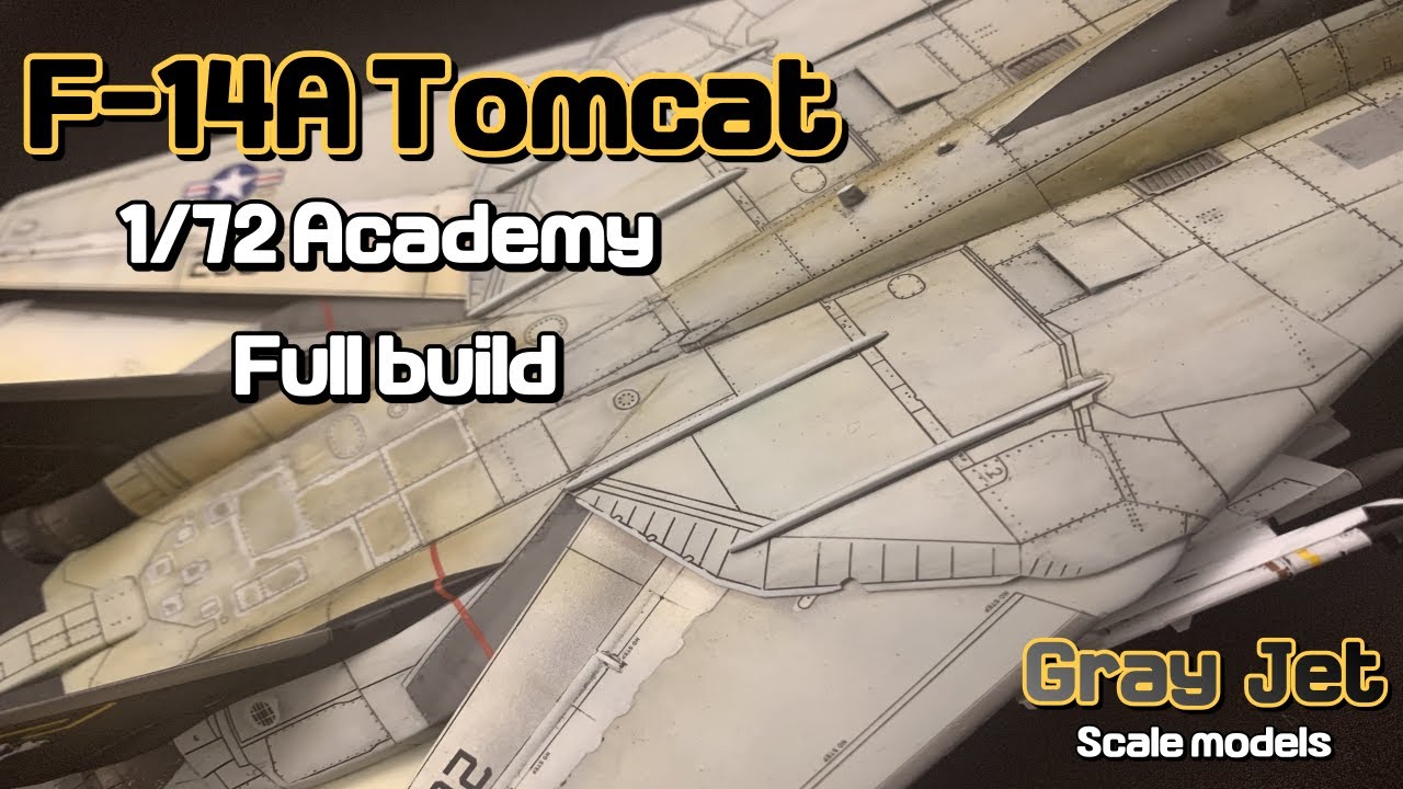 1/72 Academy F-14A Tomcat Full build (Using Etching and Decal in Ka models)
