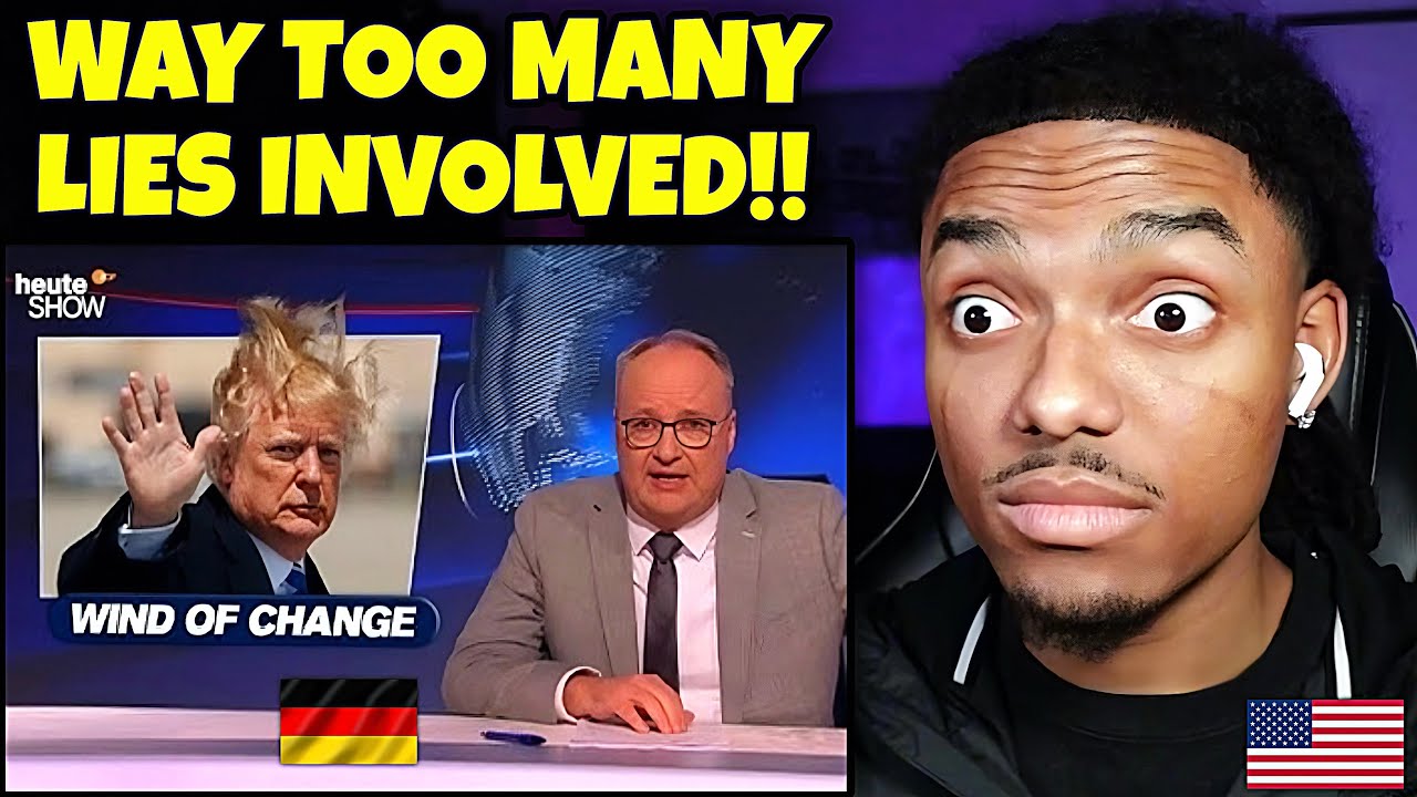 AMERICAN REACTS to Heute Show - Trumps Fassade bröckelt