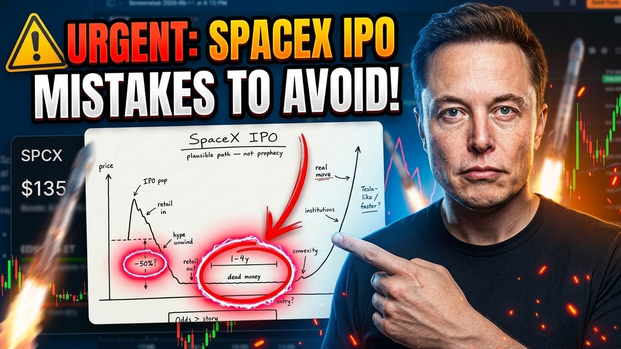 СРОЧНО: ОШИБКИ ПРИ IPO SPACEX, КОТОРЫХ СЛЕДУЕТ ИЗБЕГАТЬ!